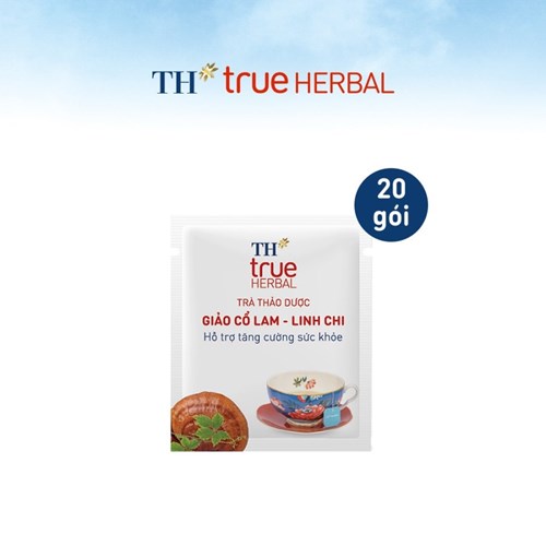 Trà thảo dược giảo cổ lam – linh chi TH True Herbal 36g/ hộp (20 gói x 1.8g)