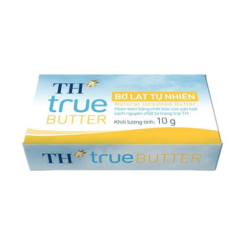 Bơ lạt tự nhiên TH True Butter 10g x 10 gói